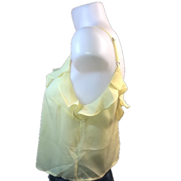 2/$30 FOREVER 21 NWOT SIZE M CROP CAMI TANK LEMON YELLOW - Picture 2 of 11